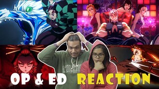 Demon Slayer Openings & Endings REACTION | UFOTABLE ANIMATION HYPE!! | (Mugen Arc + S2) | REUPLOADED