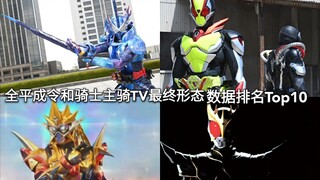 新增Xross Saber 全平成令和假面骑士主骑TV最终形态数据排行Top10