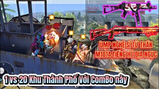 [Free Fire] UMP Nghệ Sĩ Tử Thần + M1014 Tiếng Hú Địa Ngục, ĐKHANG Khó Đỡ Khi Gặp 4 Tên Đẩy Chòi !