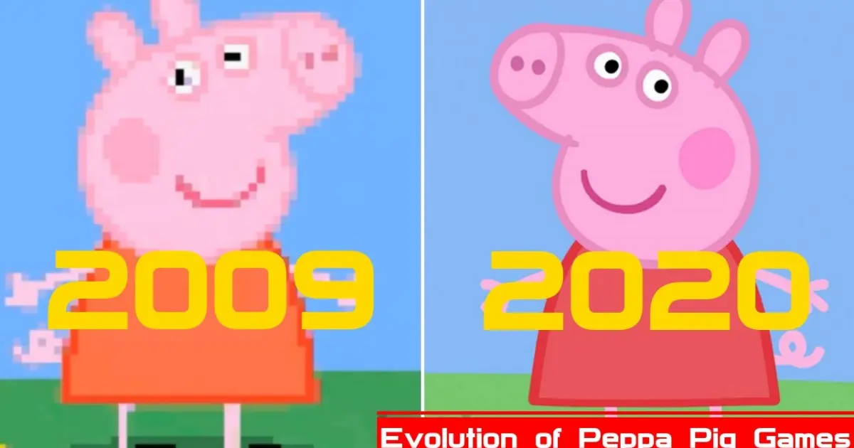 Evolution of Peppa Pig Games [2009-2020] - Bilibili