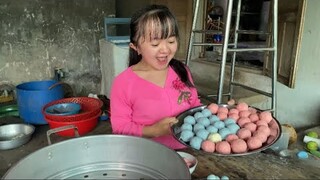 Cả nhà ai cũng mê món chè khoai mì nước cốt dừa của Nàng Út Ống Tre