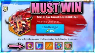 How to beat Kao Karuak [gives millions of Crystals] Rise of Kingdoms KvK