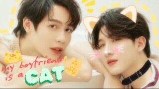 [FirstKhaotung fmv]   Surprise!!!    My boyfriend is a cat