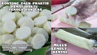 Cara Buat Lontong Dari Beras Bukan Nasi Aron Cepat Dan Hemat Gas Lembut Dan Kenyal