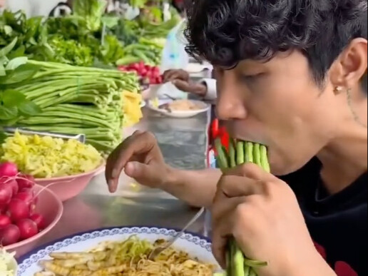 Thai guy gobbles up the green belt—clears an acre in half an hour
