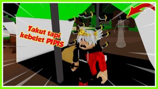 KE RUMAH DANAU MALAH KEMPING ADA PENAMPAKAN DI KAMAR MANDI BROOKHAVEN!!! ROBLOX MIKOCIL