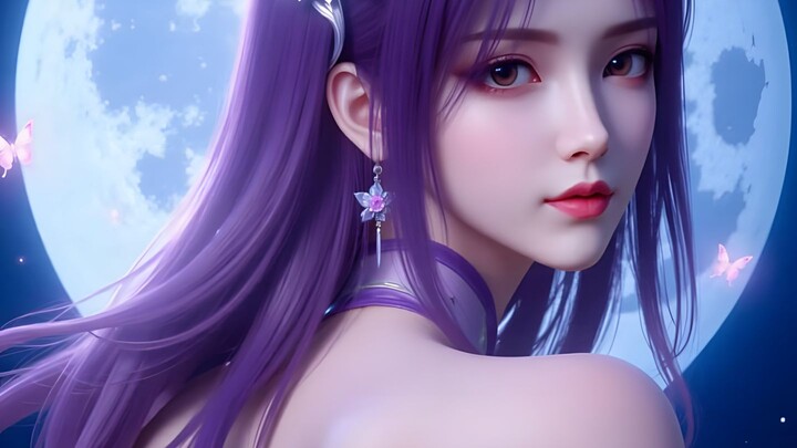 【Seri Berbagi Wallpaper 331】Langit Biru yang Terbakar - Xiao Yixian