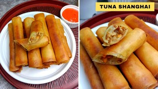 CREAMY CHEESY TUNA LUMPIA / BUDGET FRIENDLY SHANGHAI RECIPE / CHUBBYTITA