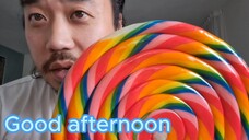 GERMAN ASMR - LARGEST RAINBOW LOLLIPOP STORYTIME_ MY EXPERIENCES IN GERMANY [ENG