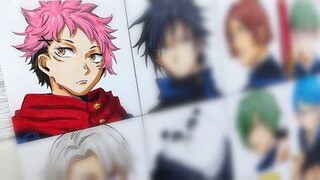 Drawing Jujutsu Kaisen Gender Swap | 呪術 回線