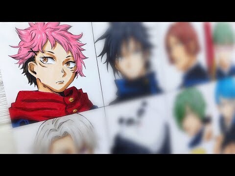 Drawing Jujutsu Kaisen Gender Swap | 呪術 回線