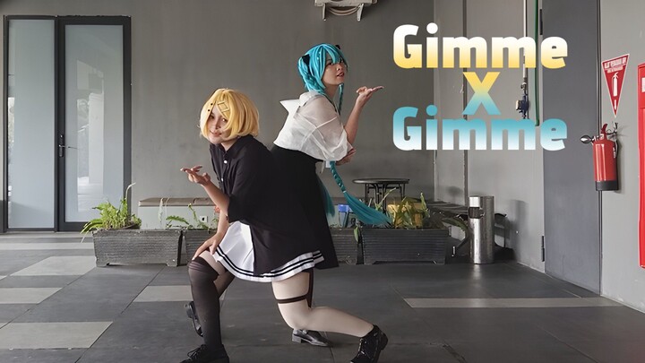 〘Mikazechi ft. Yuuki〙『Gimme x Gimme』Cosplay Dance Cover | 踊ってみた　初音ミクｘ鏡音リン