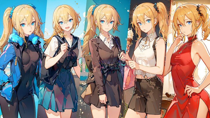 [AI Painting] Hayasaka Ai is always cute
