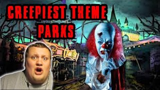 5 Creepiest Abandoned Theme Parks REACTION!!!
