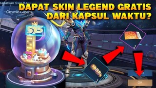 CARA DAPATKAN SKIN LEGEND DARI KAPSUL WAKTU & DRAW GRATIS 515 SOUVENIR | MOBILE LEGENDS BANG BANG