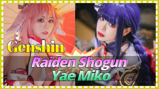 Raiden Shogun x Yae Miko