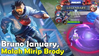 Bruno January, Malah Mirip Brody || Review Skin Bruno Starlight mobile legends