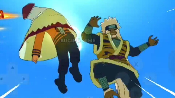 NARUTO HOKAGE VS HIRUZEN - NXB STORM CONNECTION ANDROID GAMEPLAY