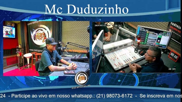 MC Duduzinho ao vivo na Rádio Jovem Rio, 11/07/2024
