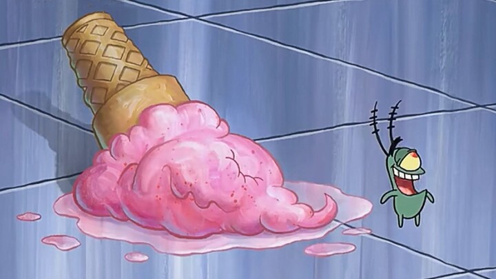 A replica of the ice cream from SpongeBob SquarePants! The taste is amazing...