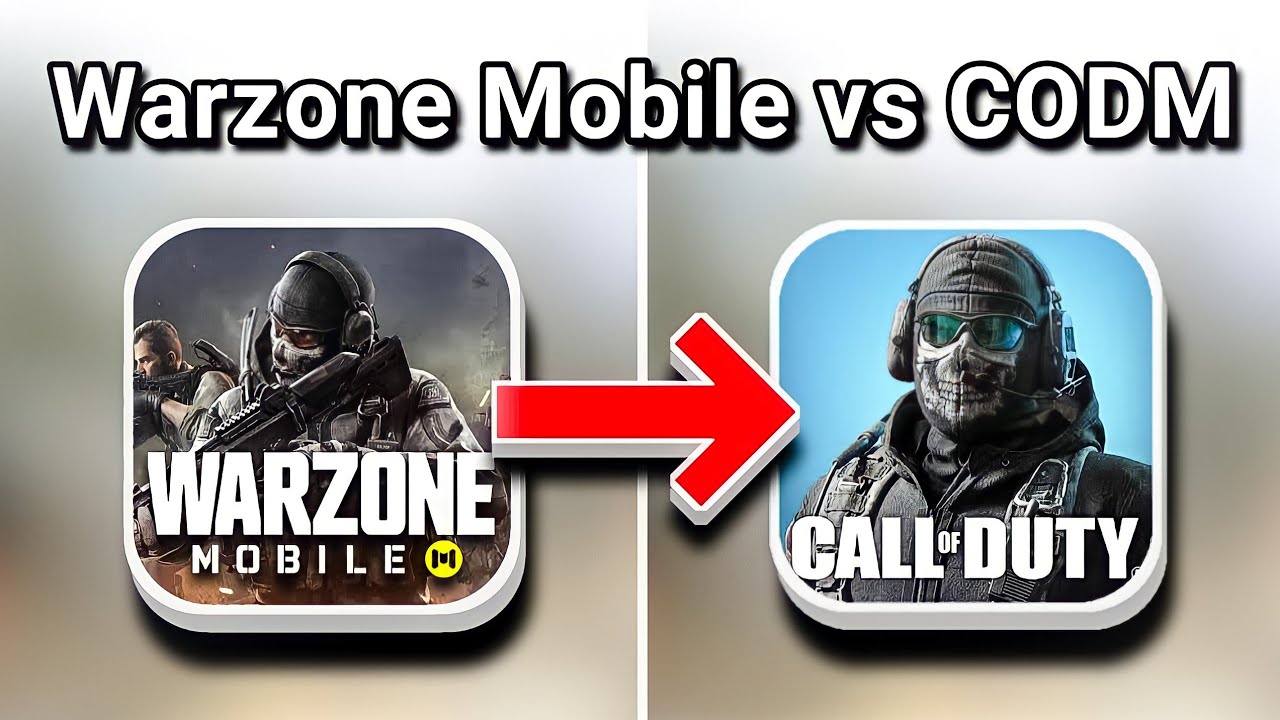 Call of Duty Mobile VS Call of Duty WARZONE COMPARISON.. 