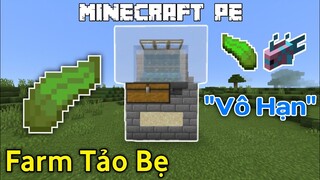 Cách Làm Máy Farm Tảo Bẹ Vô Hạn Trong Minecraft PE 1.17 | Kelp Farm MCPE/Bedrock