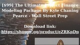 [$99] The Ultimate Project Finance Modeling Package By Kyle Chaning Pearce - Wall Street Prep