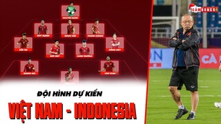 ĐỘI HÌNH XUẤT PHÁT DỰ KIẾN CỦA VIỆT NAM CHO CUỘC ĐỐI ĐẦU VỚI INDONESIA