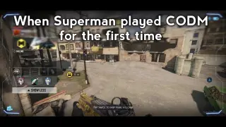 When Superman played CODM for the first time