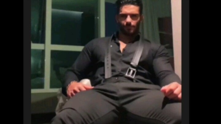 Has anyone ever said his eyes look just like a husky's?