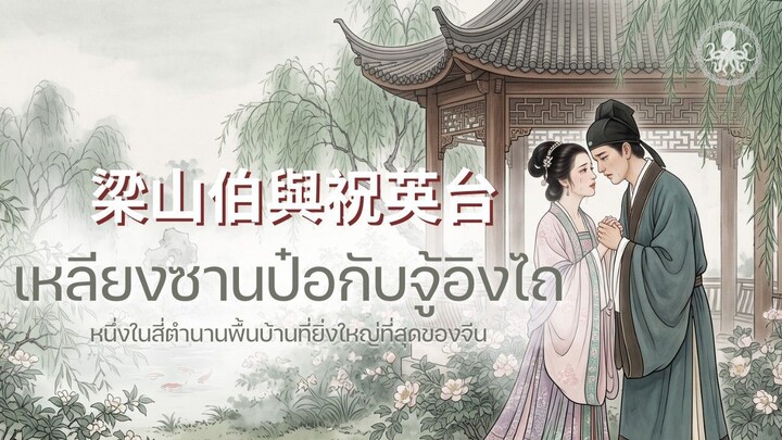 เหลียงซานป๋อกับจู้อิงไถ (梁山伯與祝英台) หนึ่งในสี่ตำนานพื้นบ้านที่ยิ่งใหญ่ที่สุดของจีน