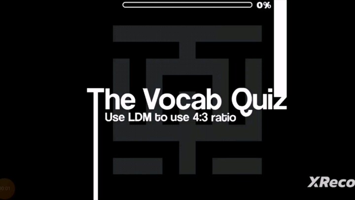 Geometry Dash The vocab quiz by alilnm (100%)