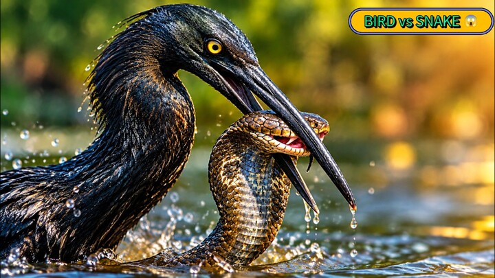 😱 Bird vs Snake! Nature’s Most Incredible Battle 🐦🐍🔥