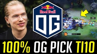 100% OG PICK on TI10 - Topson doing Topson's things