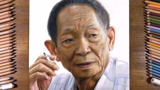 【彩铅手绘】袁隆平爷爷