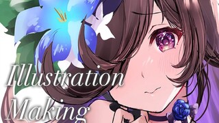 gadis Pembuatan Ilustrasi lukisan cepat】Uma Musume