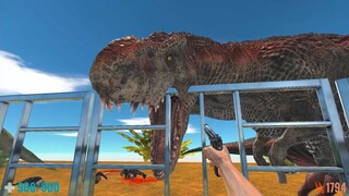 Survive in Jurassic Out Post. Animal Revolt Battle Simulator