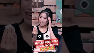 Haruka lebih suka cowok Indonesia 🤣🤣🤣🤣#tonightshow #nettv #tonightshownet #desta #vincent #vindes
