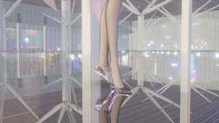 【Newbie MMD】Crystal shoes, black silk, weak tone, three wishes are fulfilled at once (~￣△￣)~(~￣△￣)~(