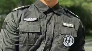 In uniform