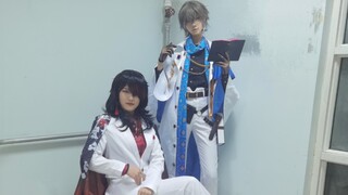 [Luxiem cos] Saat coser universitas ditutup... (termasuk stiker VoxIke)