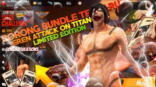 BORONG BUNDLE EREN ATTACK ON TITAN TERBARU - FREE FIRE INDONESIA