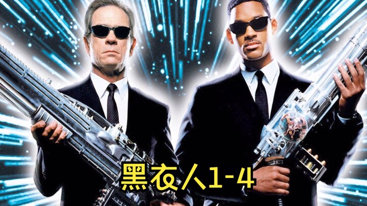 Nonton satu kali selesai film “Men in Black” seri 1–4, versi lengkap