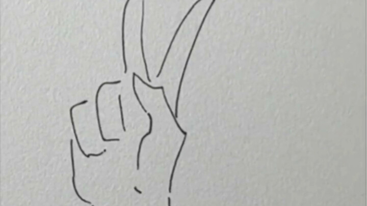 Challenge: Teach you how to draw a hand in 20 seconds