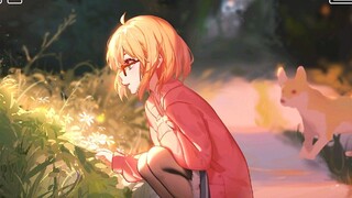 "Singing a song "Beside You" with 28 animations, love rises with the wind..."