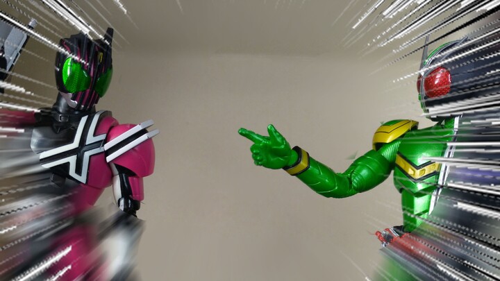 [Kamen Rider Stop Motion Animation] World Destroyer Decade vs. Fuuto Detective W