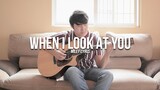 When I Look At You (WITH TAB) Miley Cyrus | Fingerstyle Guitar Cover | Lyrics