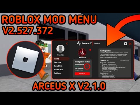 Roblox Mod Menu V2.527.372, ARCEUS X V2.1.1