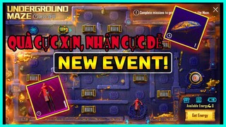 Hướng Dẫn Sự Kiện UNDERGROUND MAZE Nhận Chảo Cực Vip - Pubg Mobile Pharaoh | Xuyen Do