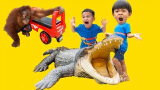 ลิงขี่รถ ตกจระเข้ ศริพาร์คแอนด์ซู EP1 | พี่ปลื้ม